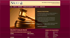 Desktop Screenshot of nalloa.org